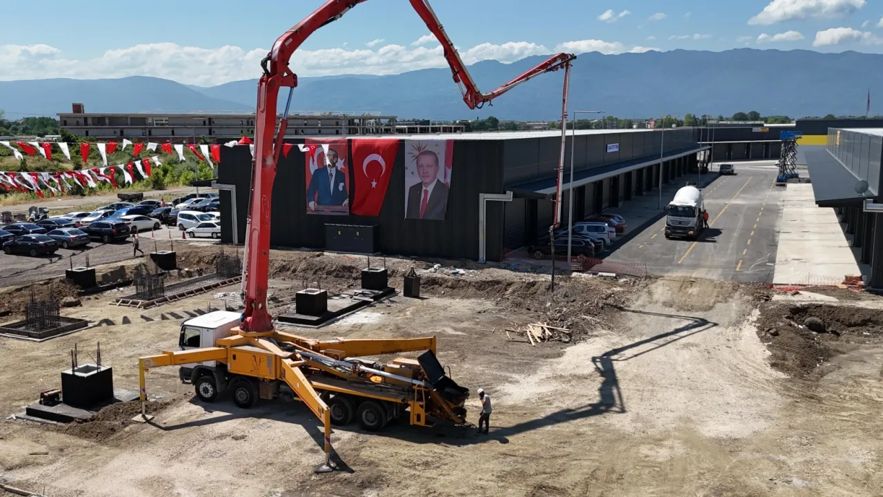 Düzce’de Beltaş Sanayi Sitesi’nin yeni etaplarına temel