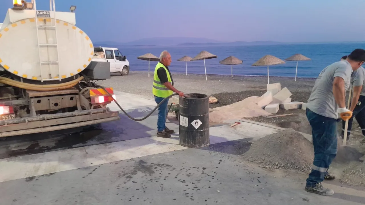 İzmir Güzelbahçe’de ‘sıcak hava’ düzenlemesi