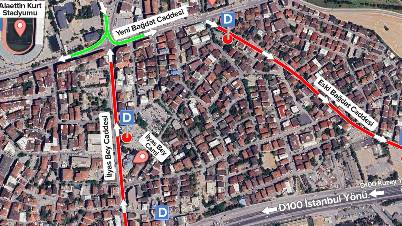Kocaeli Gebze’de yeni trafik dolaşım planı hayata geçiyor