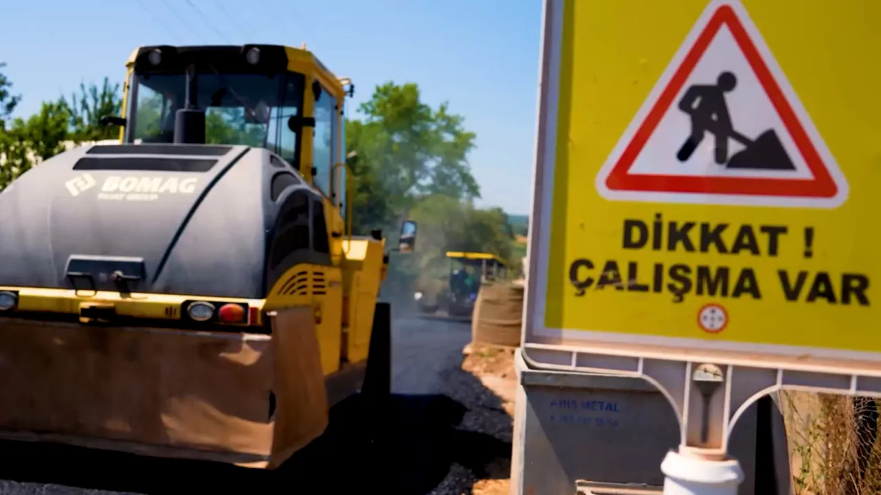 Körfez Sipahiler’de 2 kilometrelik yol yenilendi
