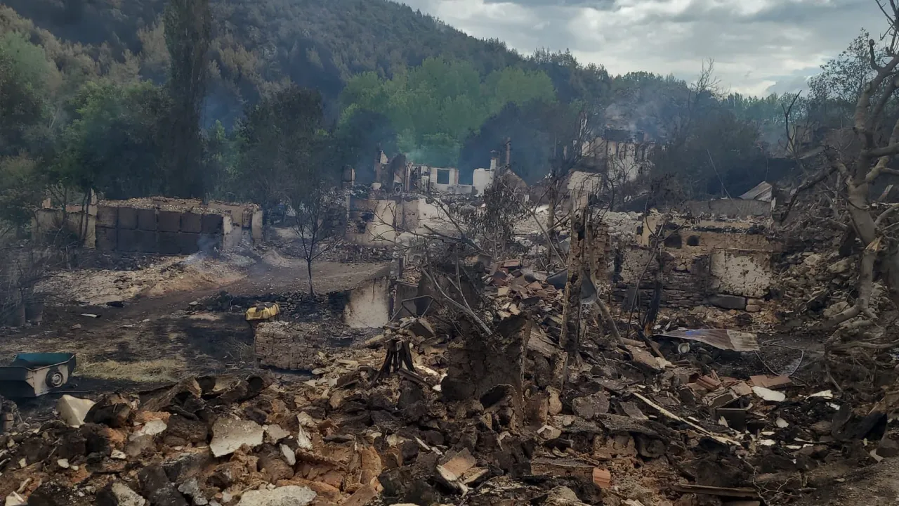 Yangın bölgelerinde hasar tespitler başladı... İşte ilk tespitler