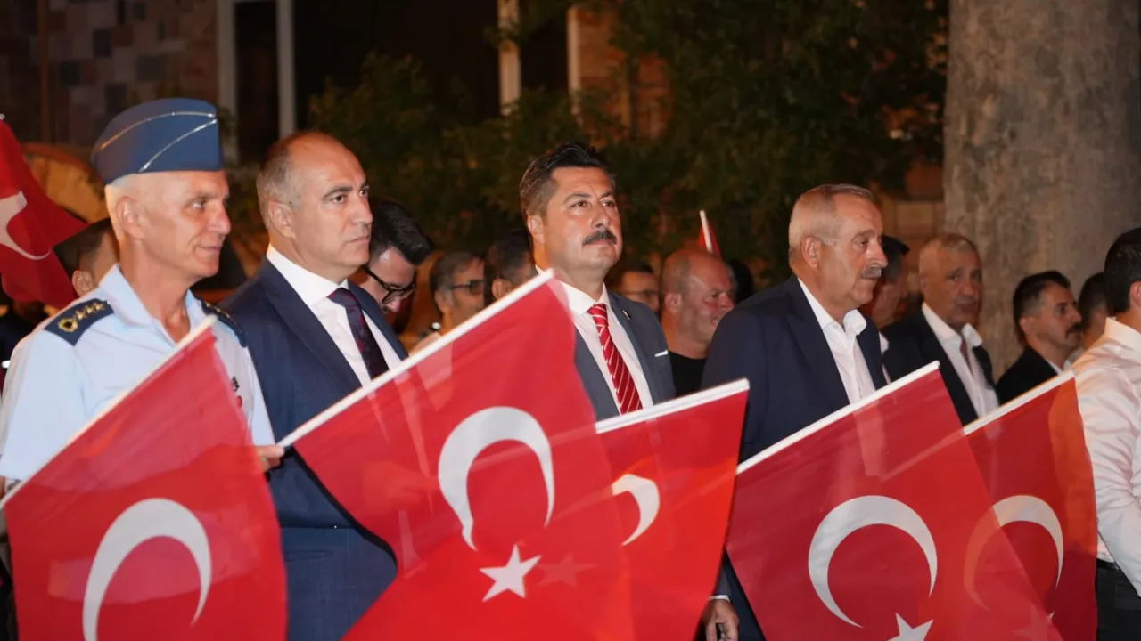 Yenişehir 15 Temmuz’da yine meydanlardaydı