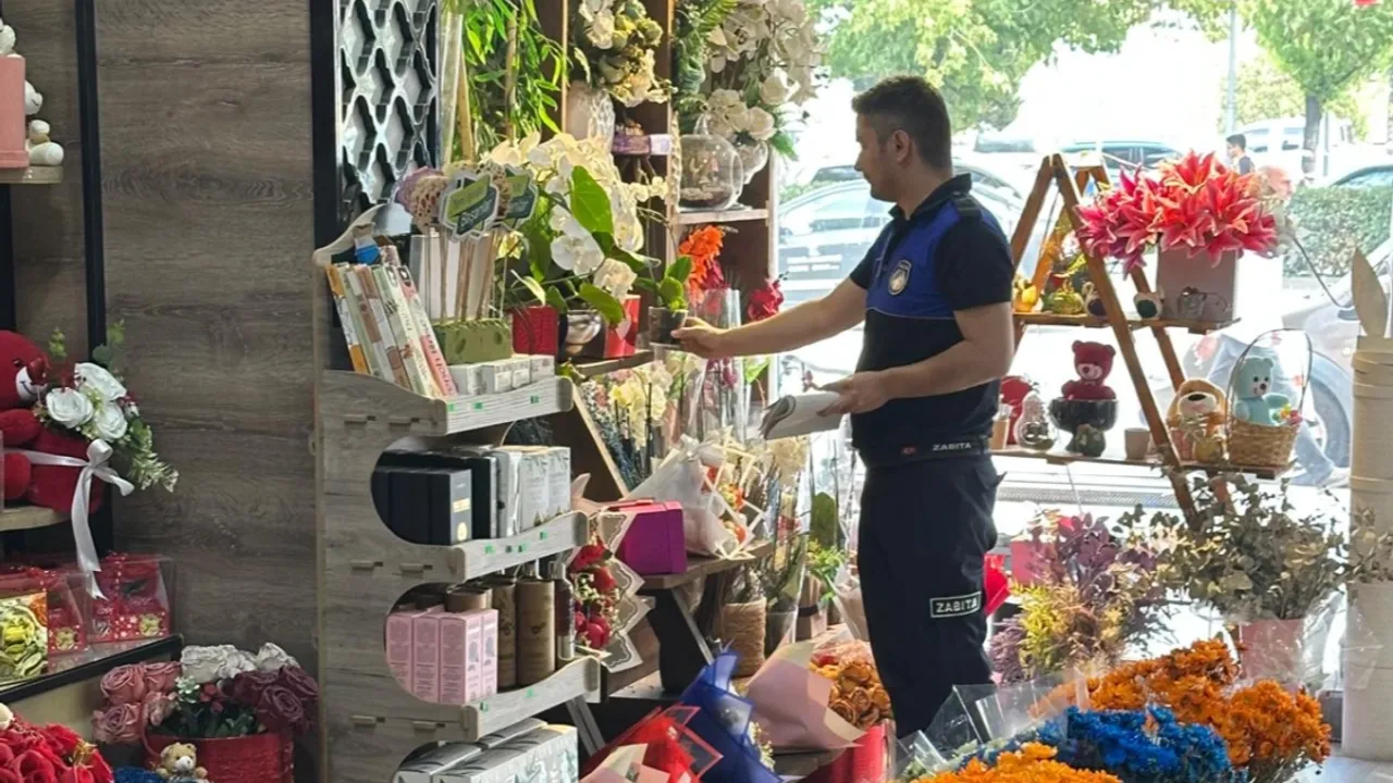 Bursa İnegöl’de çiçekçilere fiyat denetimi