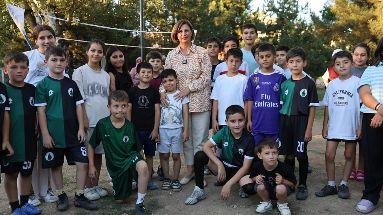Eskişehir’de çocuklar için renkli şenlik