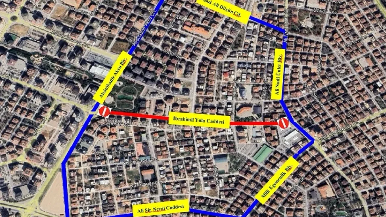 Gaziantep’te İbrahimli Yolu Caddesi trafiğe kapatılıyor