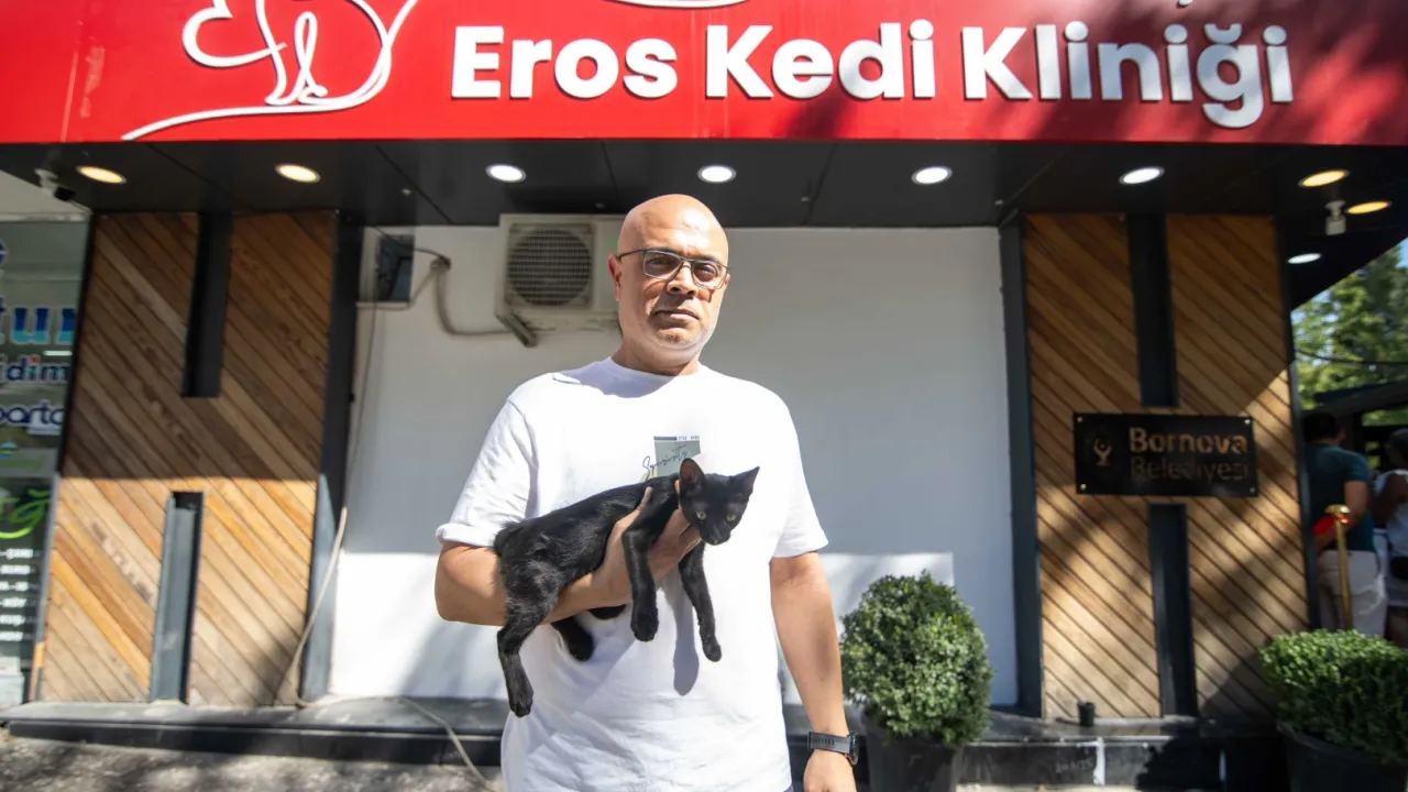 İzmir Bornova’da 'Eros Kedi Kliniği' açıldı