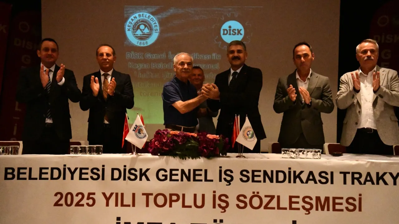 Keşan Belediyesi’nde toplu iş sözleşmesi imzalandı