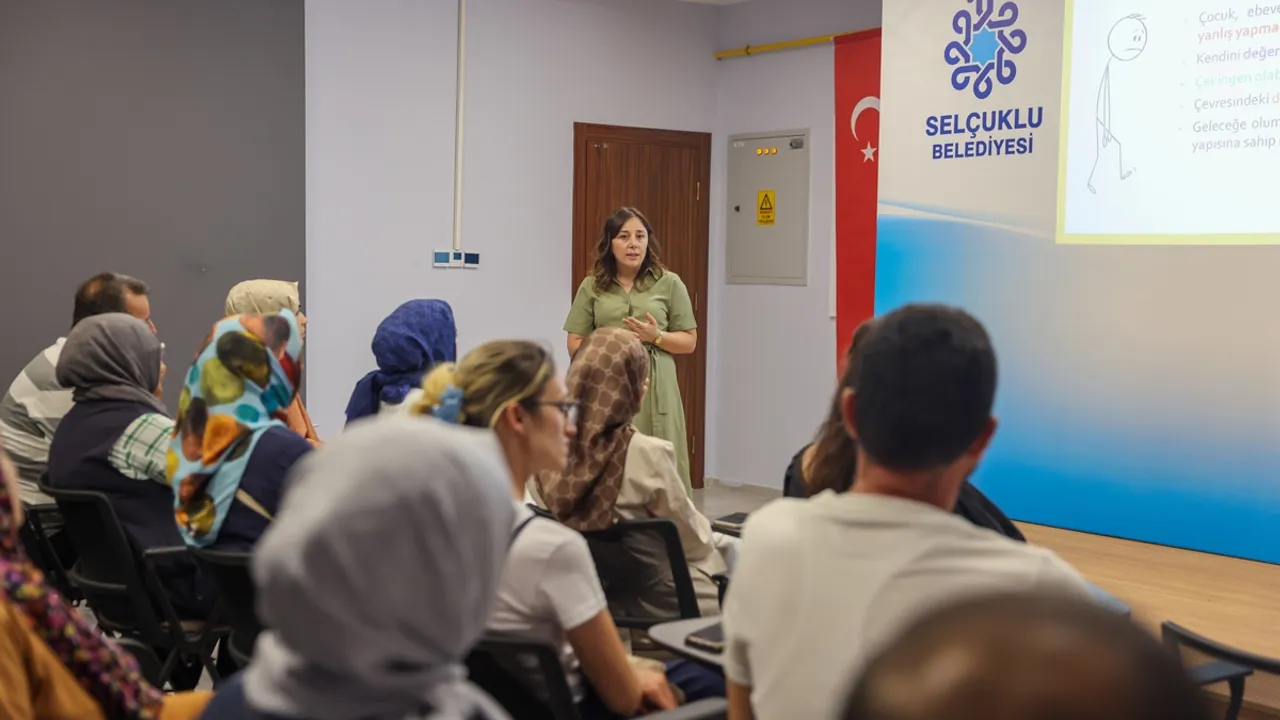 Konya SAGEM'de olumlu ebeveynlik becerileri anlatıldı