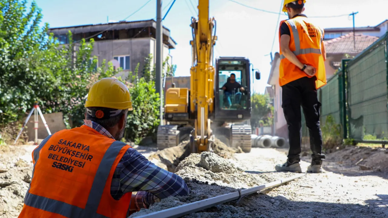 Sakarya Adapazarı’na 3 bin metrelik yeni yağmursuyu hattı