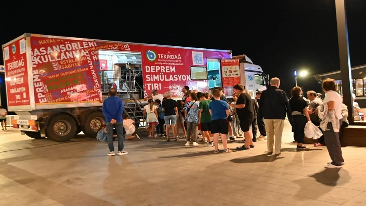 Tekirdağ'da deprem eğitimi seferberliği