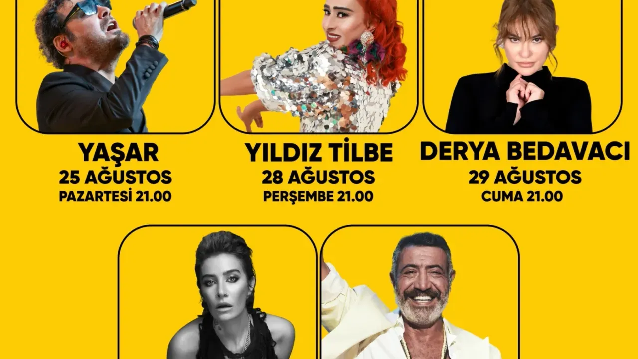 Harbiye’de yaza veda: Dev kadro sahnede