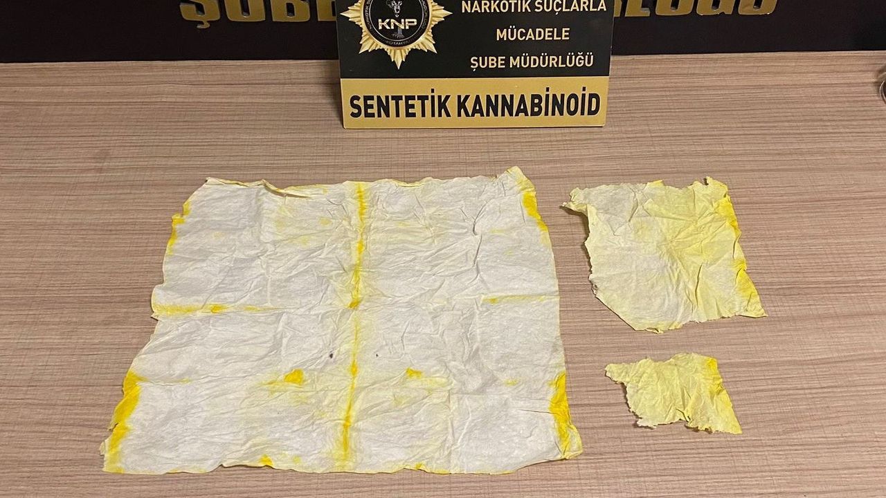 Kütahya polisi araçta yasaklı madde ele geçirdi