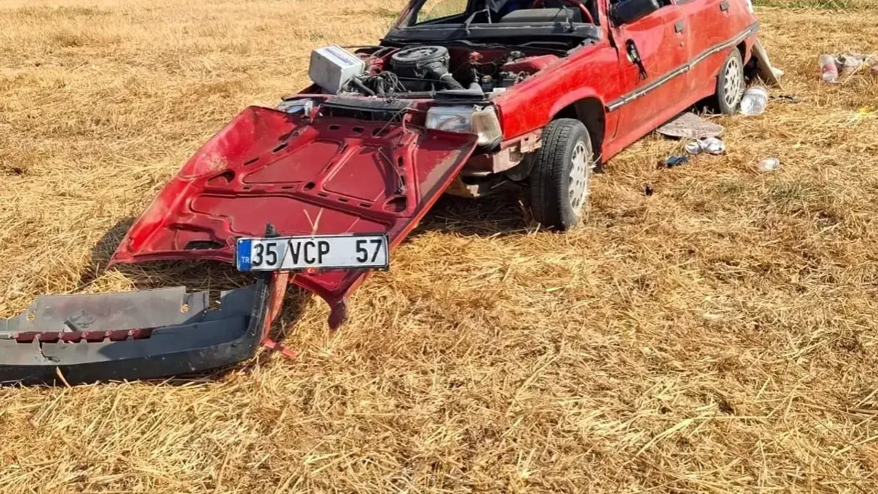 Manisa’da korkunç kaza! 1 kişi hayatını kaybetti