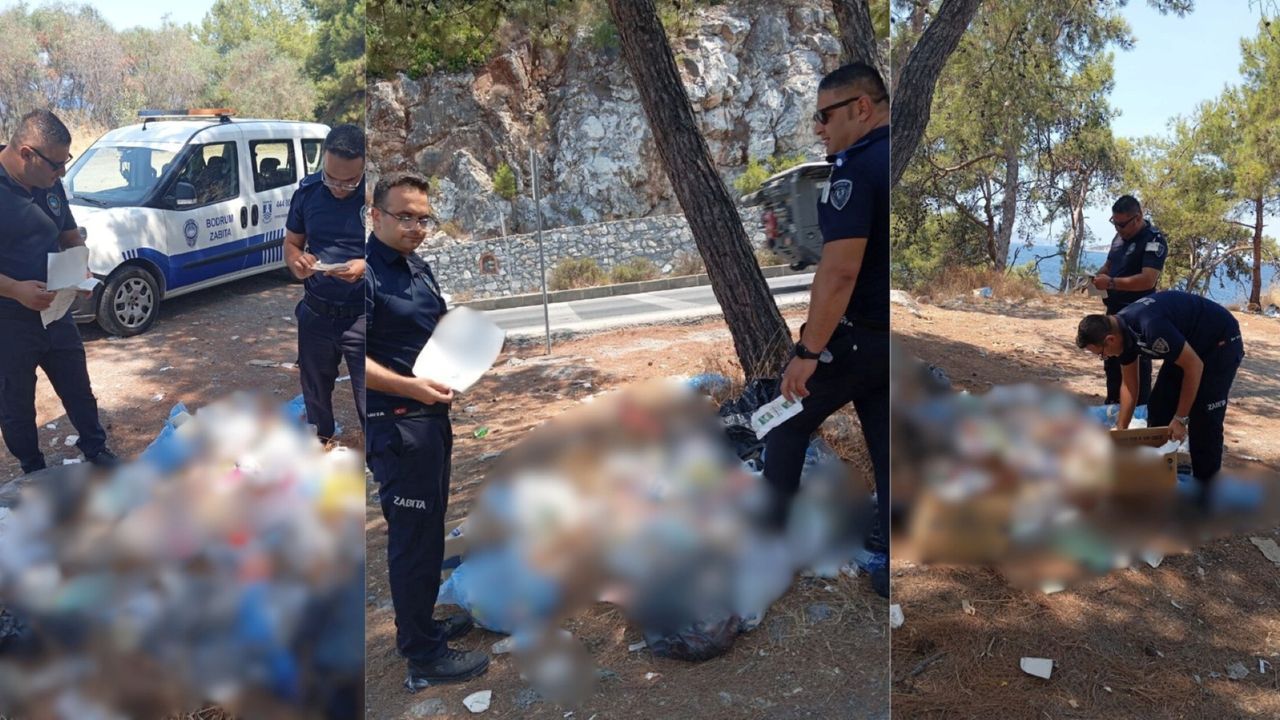 Zabıta ekiplerinden çevreyi kirletenlere ceza