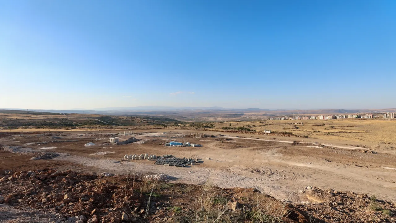 Gaziantep’te 130 bin metrekarelik çevre dostu millet bahçesi yükseliyor