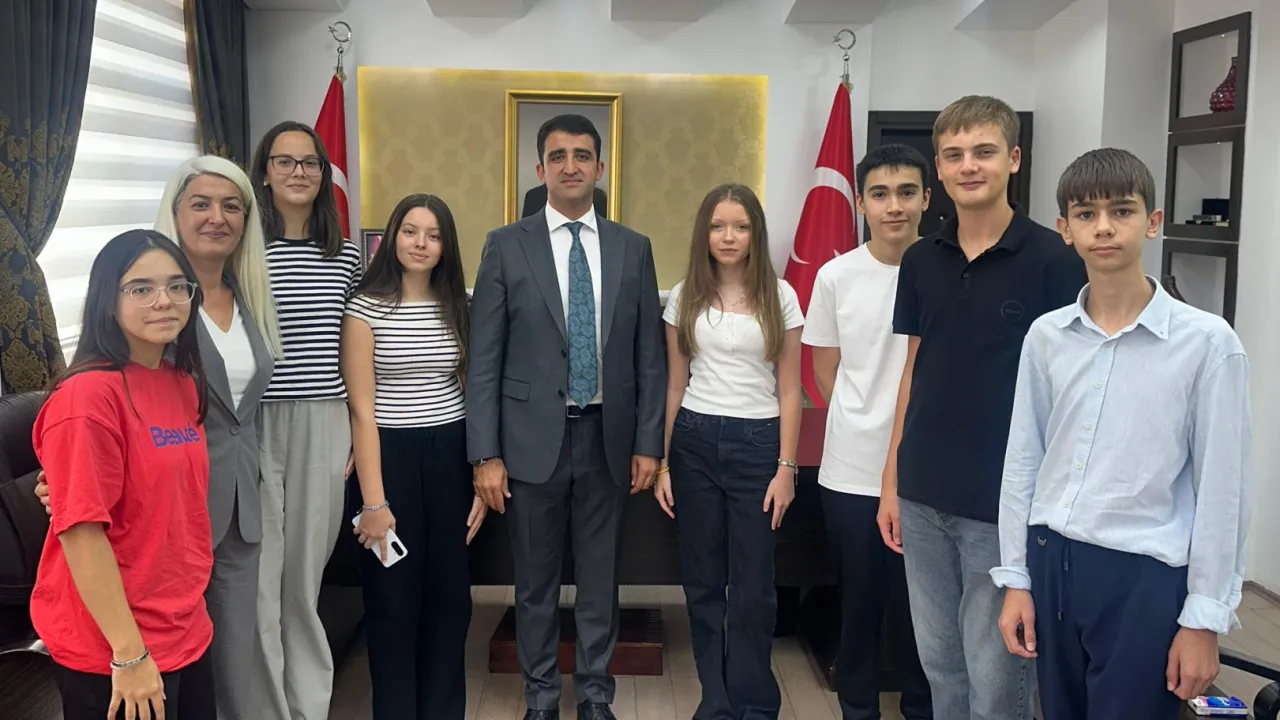 İpsala Kaymakamı Sevgili 'Fen Liselileri' ağırladı