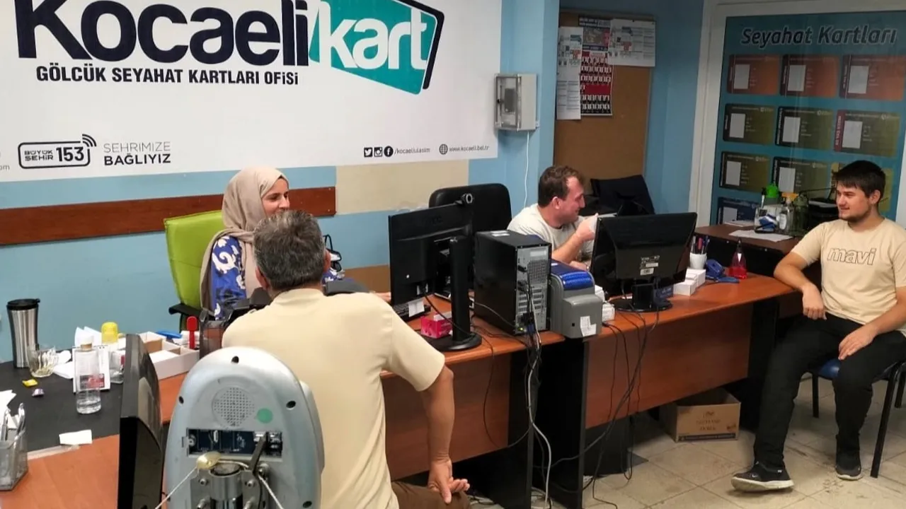 Kocaeli'de Seyahat Kart Ofisleri’nde işlemler hızlı