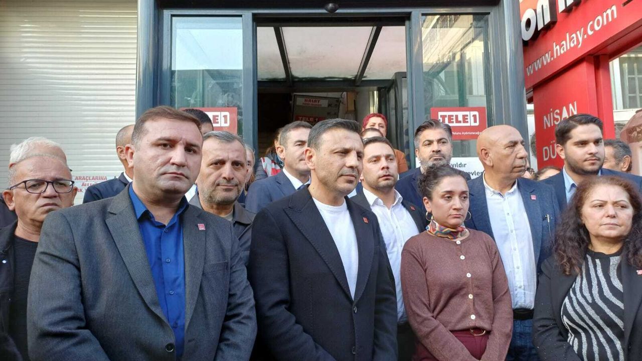 CHP'li Özgür Çelik TELE 1'i ziyaret etti