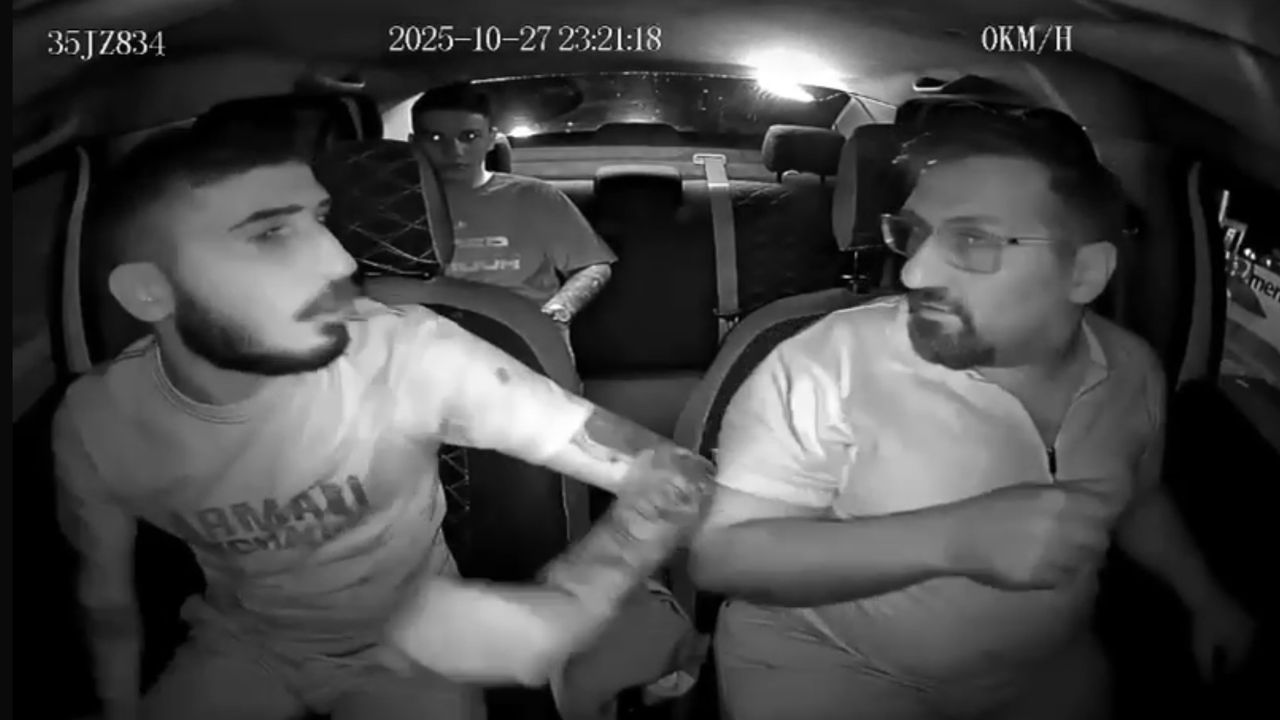 İzmir'de taksi şoförü darbedildi