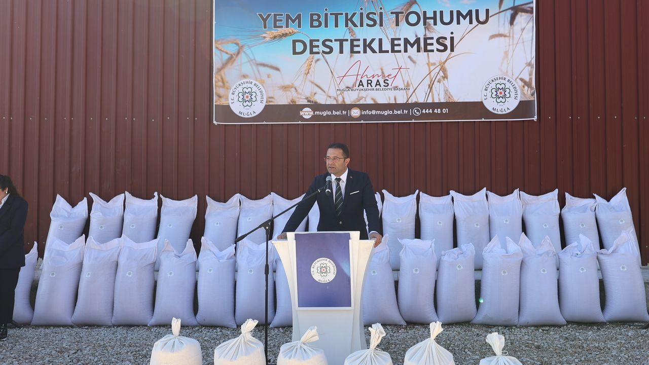 Muğla'dan kırsal kalkınmaya 330 tonluk destek