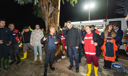 Başkan Tugay sel bölgesinde incelemelerde bulundu