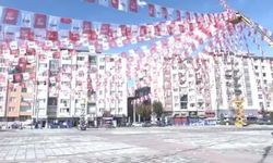 Eskişehir sokakları CHP mitingi için hazır