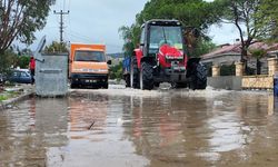 Foça'da yağış rekoru kırıldı!