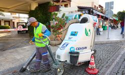 Bodrum sokaklarına yeni nesil yol süpürme araçları