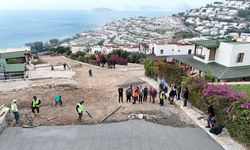 Bodrum yollarında çalışmalar devam ediyor