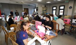 Efes Selçuk'ta kadınlar di̇ki̇ş atölyesi̇nde buluştu