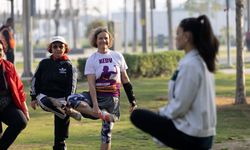 Konak'ta açık havada spor keyfi devam ediyor