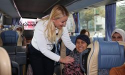 Merkezefendili kadınlar Pamukkale ve Kalkık Mağarası'nda