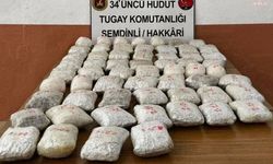 MSB Hakkari'de 32 kilo yasaklı madde ele geçirdi