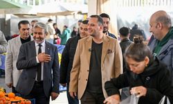 Başkan Eşki'den İnönü Mahallesi Pazaryeri'nde denetim ve esnaf buluşması