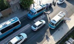 Dolmuş sürücüsü İzmir'de tehlike saçtı!