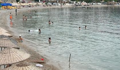 Bodrum’da 30 dereceyi aşan sıcaklık sahilleri doldurdu