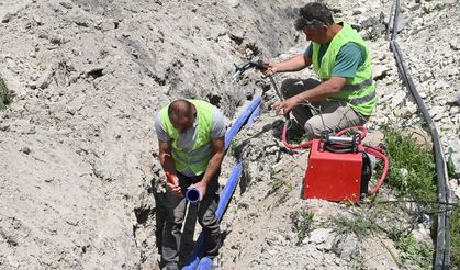 Demirci’de içme suyu altyapısı güçleniyor: Terfi hattında sona gelindi