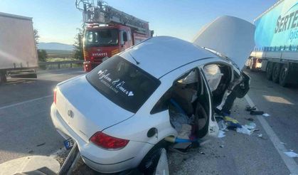 Evlilik iznine çıkan üsteğmen ve eşini trafik kazası ayırdı