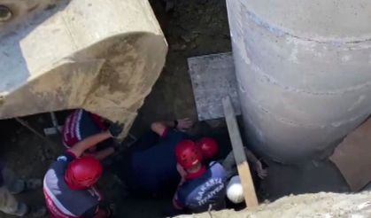 İnşaat alanında göçük: Bir işçi toprak altında kaldı