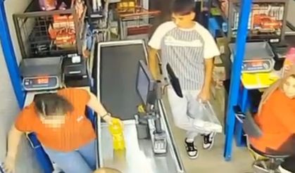 Kadın kasiyere yumruk atan kişi tutuklandı