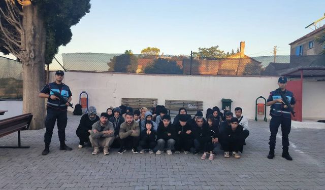 Didim’de 23 düzensiz göçmen yakalandı