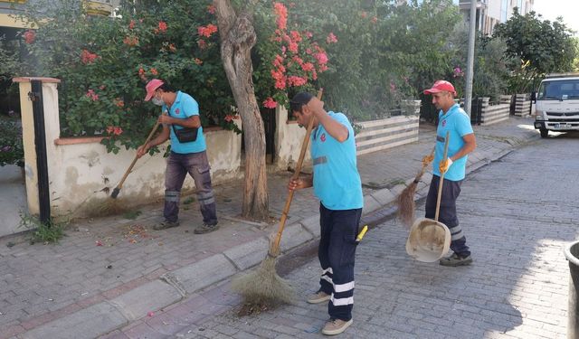 Efeler'in mahallelerinde temizlik seferberliği devam ediyor