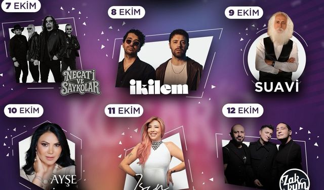 Koçarlı’da festival coşkusu başlıyor: Yıldızlar sahne alacak