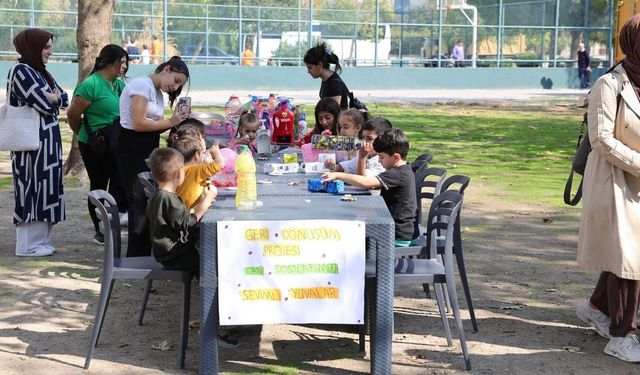 Başkan Önal, çocuklar ve annelerle doğa için buluştu