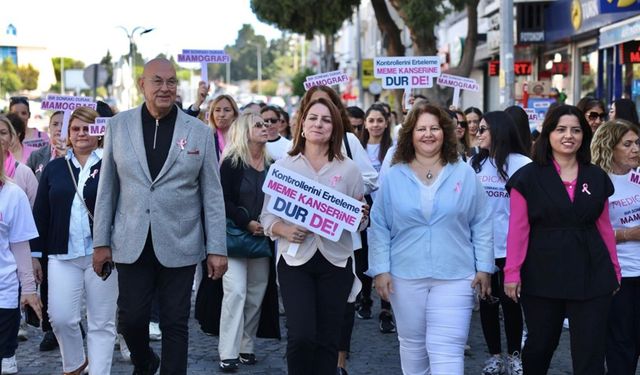 Çeşme Belediyesi'nden 'Sağlığa Pembe Adımlar'