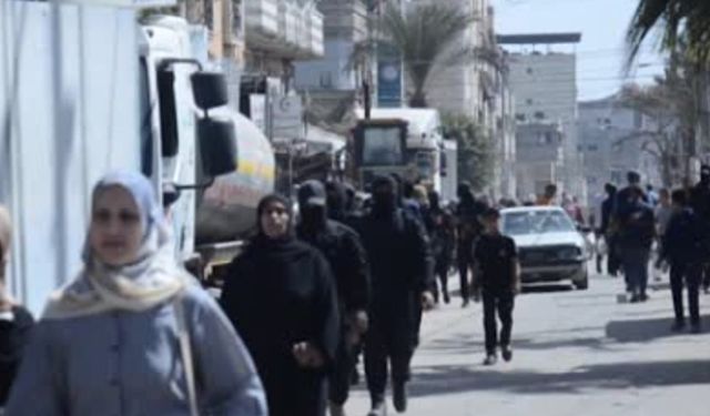 Filistin polisi Gazze'de yeniden aktif
