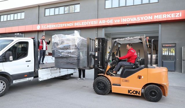 Merkezefendi'nin mama makineleri 31. durağa ulaştı