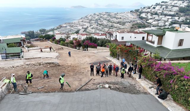 Bodrum yollarında çalışmalar devam ediyor