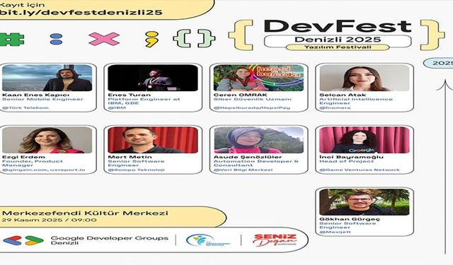 DevFest 2025 Merkezefendi'ye geliyor