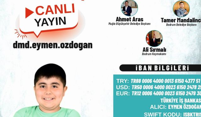 Muğla, Eymen için tek yürek oldu